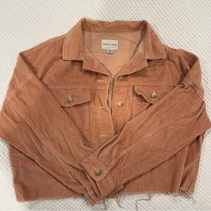 American Eagle Outfitters Women's Brown Corduroy Jacket